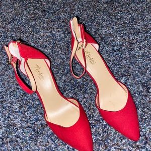 Size 9 red dress heels